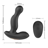 10 Mode Vibration Wiggling Male Prostate Massager Anal Vibrator Butt Plug - propinkup