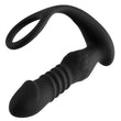 10 Thrusting Vibrating Anal Plug Prostate Massager With Cock Ring Wnd Remote Control Anal Vibrator - propinkup