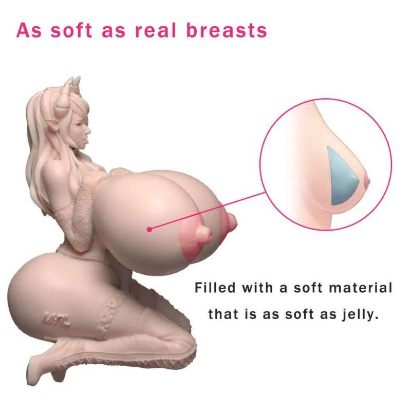 Propinkup Double Channels Anime Sex Doll Big Hailey with Lifelike Jelly Breasts 3.7kg Max Version - propinkup