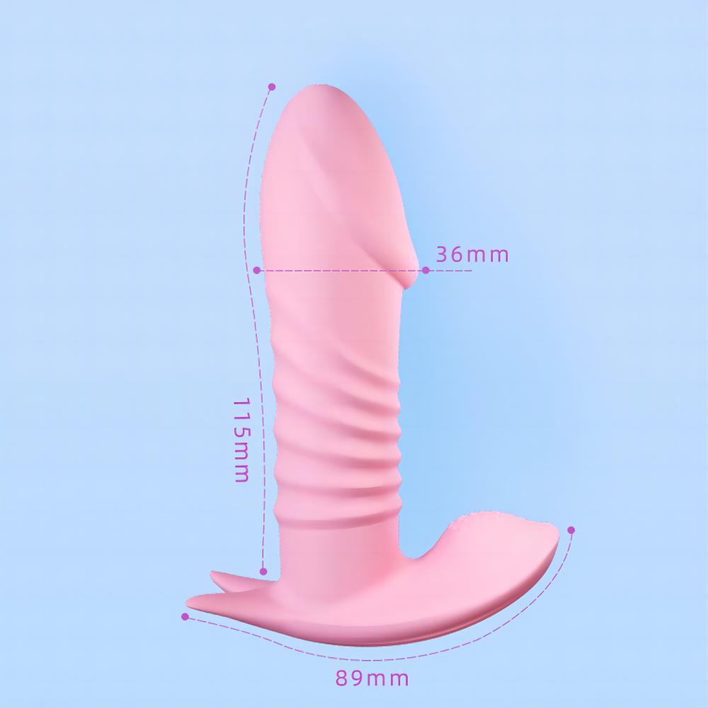 Wearable Thrusting Panty Vibrator with Remote Controller - propinkup