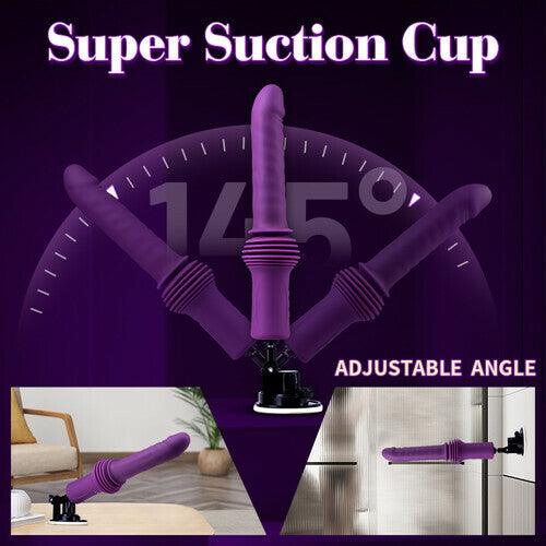 Powerful 145° Adjustable Base Heating Thrusting Vibrating Dildo Machine 11.81 Inch - propinkup