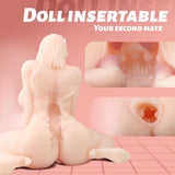 Propinkup Realistic Pocket Pussy Big Tits Gina Lifelike Masturbation Cup for Male - propinkup