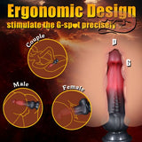 7.4 Inch Monster Dildo Realistic Dragon Dildos Silicone Anal Plug Adult Sex Toy for Beginners