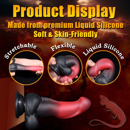 7.4 Inch Monster Dildo Realistic Dragon Dildos Silicone Anal Plug Adult Sex Toy for Beginners