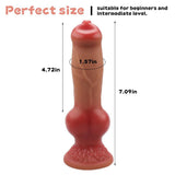 Realistic Dog Dildo Liquid Silicone Canine Dildos with Suction Cup - propinkup