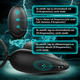 8 Vibration 8 Electrifying Prostate Massager with Electric Shock Function - propinkup