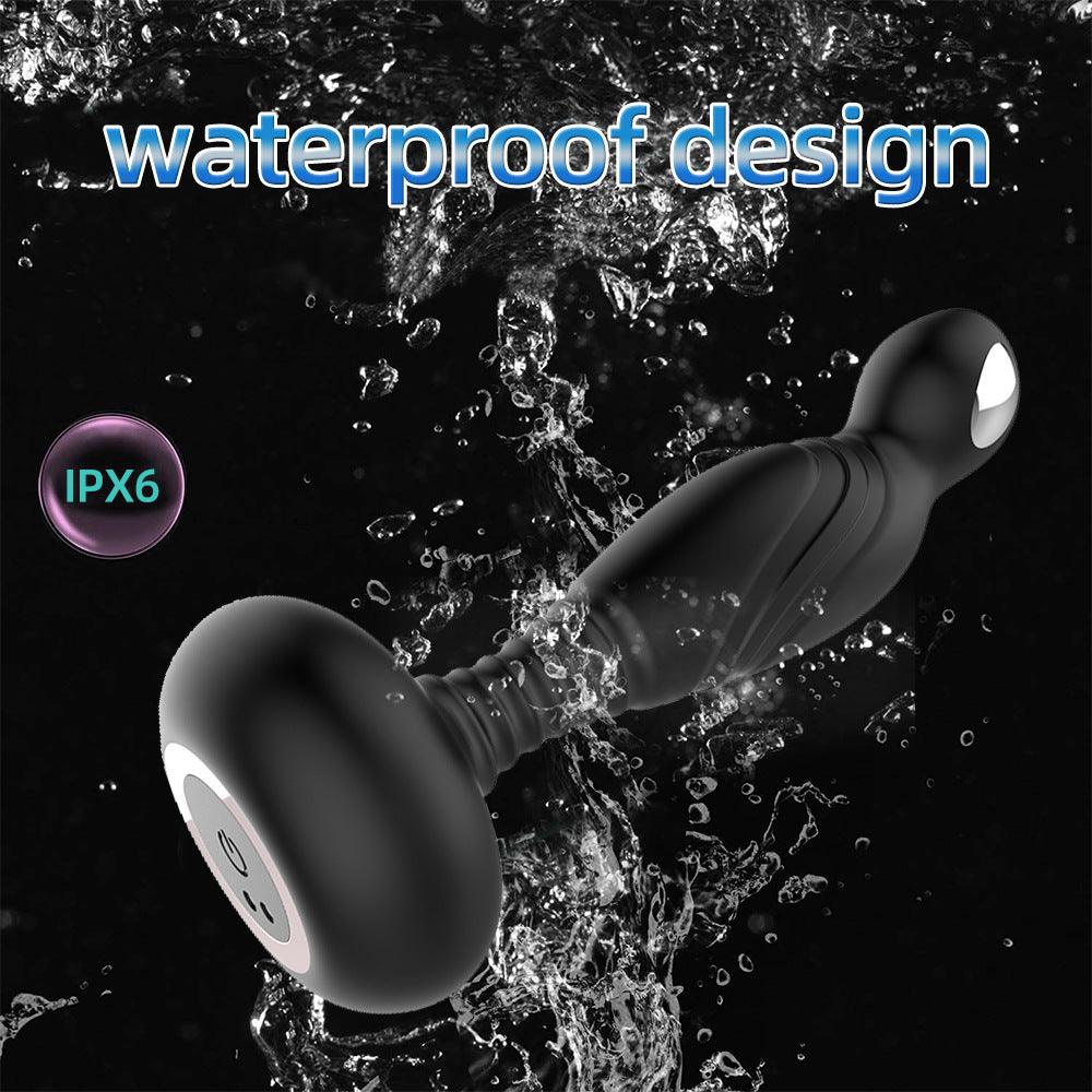 Anal Vibrator 10 Pulling And Vibrating Butt Plug Remote Control Prostate Massager - propinkup