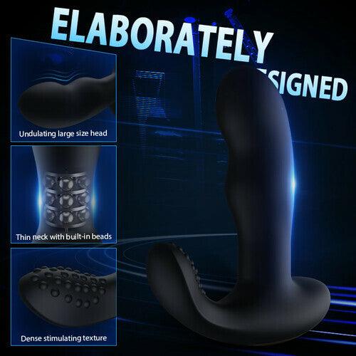 LOKI 8-frequency Vibrating Bead-rotating Prostate Massager - propinkup