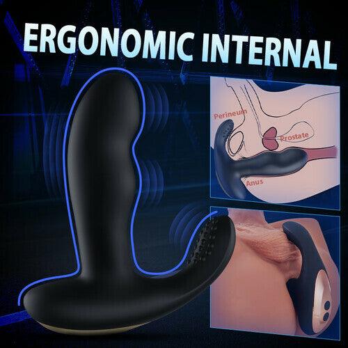 LOKI 8-frequency Vibrating Bead-rotating Prostate Massager - propinkup