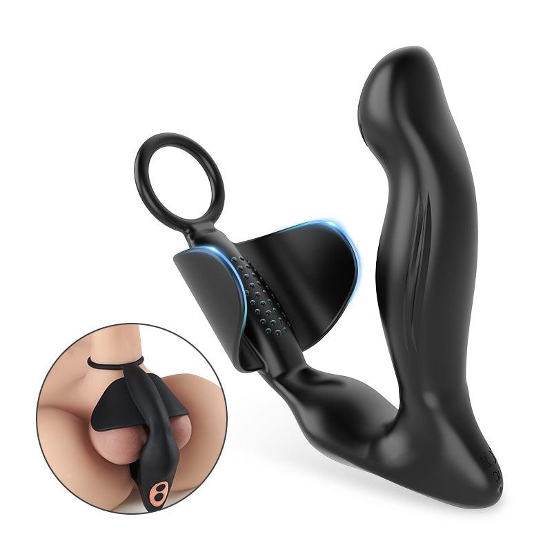 NOAH 10 Vibrating Heating Ergonomic Prostate Massager - propinkup