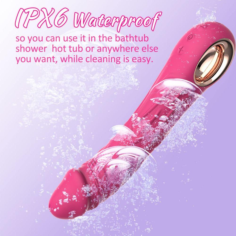 Realistic Dildo Vibrator with 10 Powerful Vibration Modes - propinkup