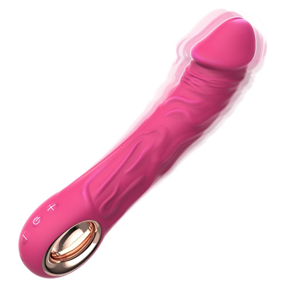 Realistic Dildo Vibrator with 10 Powerful Vibration Modes - propinkup