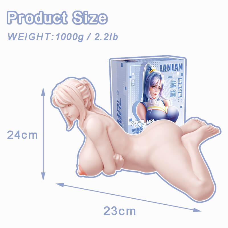 Propinkup Anime Sex Doll Lanlan Realistic Pocket Pussy for Male - propinkup