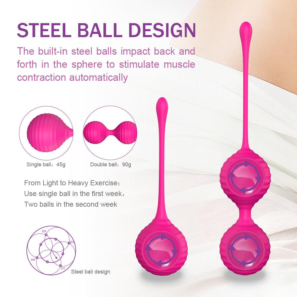 Exercises Kegel Balls Set Remote Vibrator Ben Wa Balls Sex Toys for Woman - propinkup