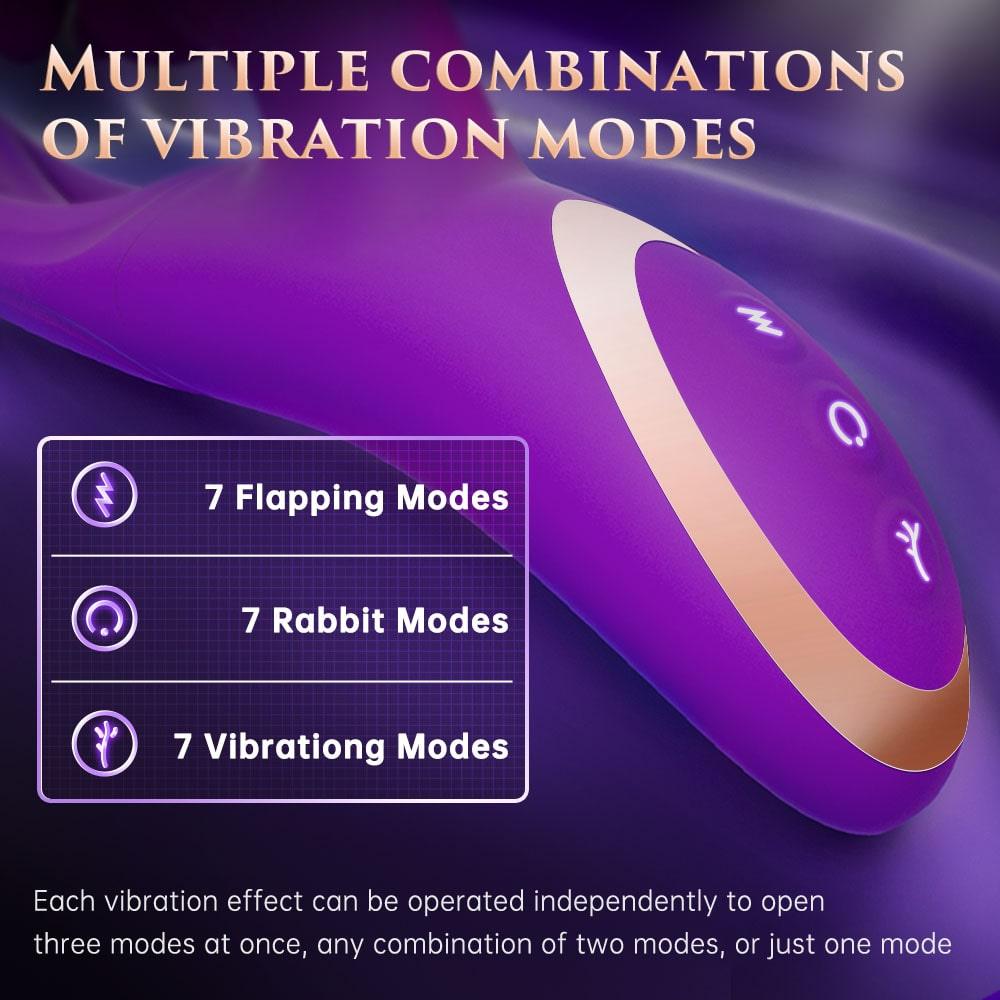 3 in 1 Multiple Stimulation Female G-Spot Vibrator Rabbit Vibrators - propinkup