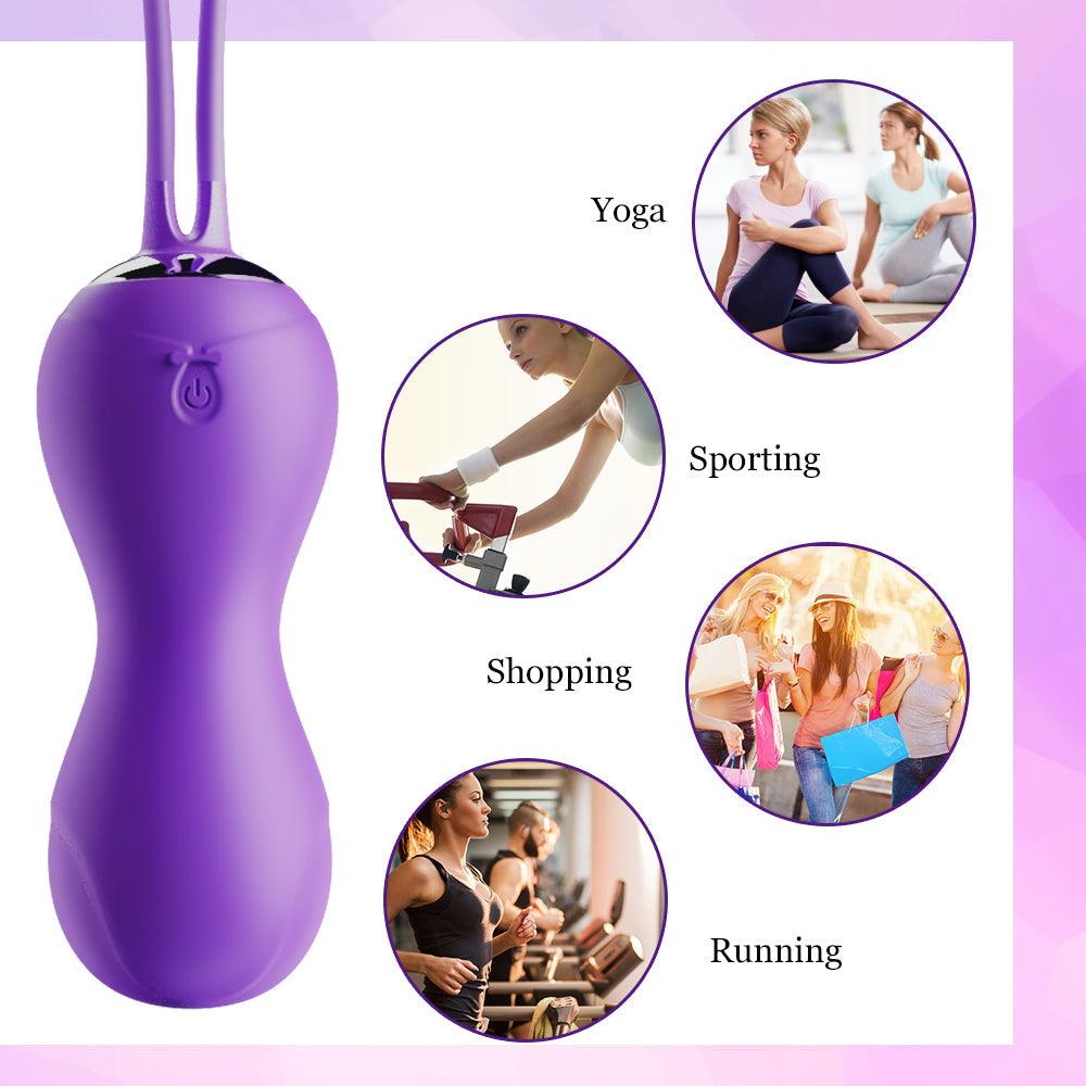 10 Speeds Dual Kegel Exercise Weights Ben Wa Balls Remote Control - propinkup