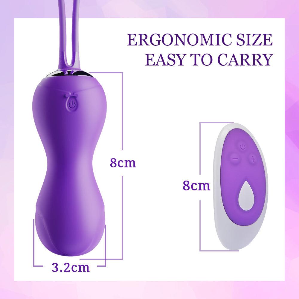 10 Speeds Dual Kegel Exercise Weights Ben Wa Balls Remote Control - propinkup