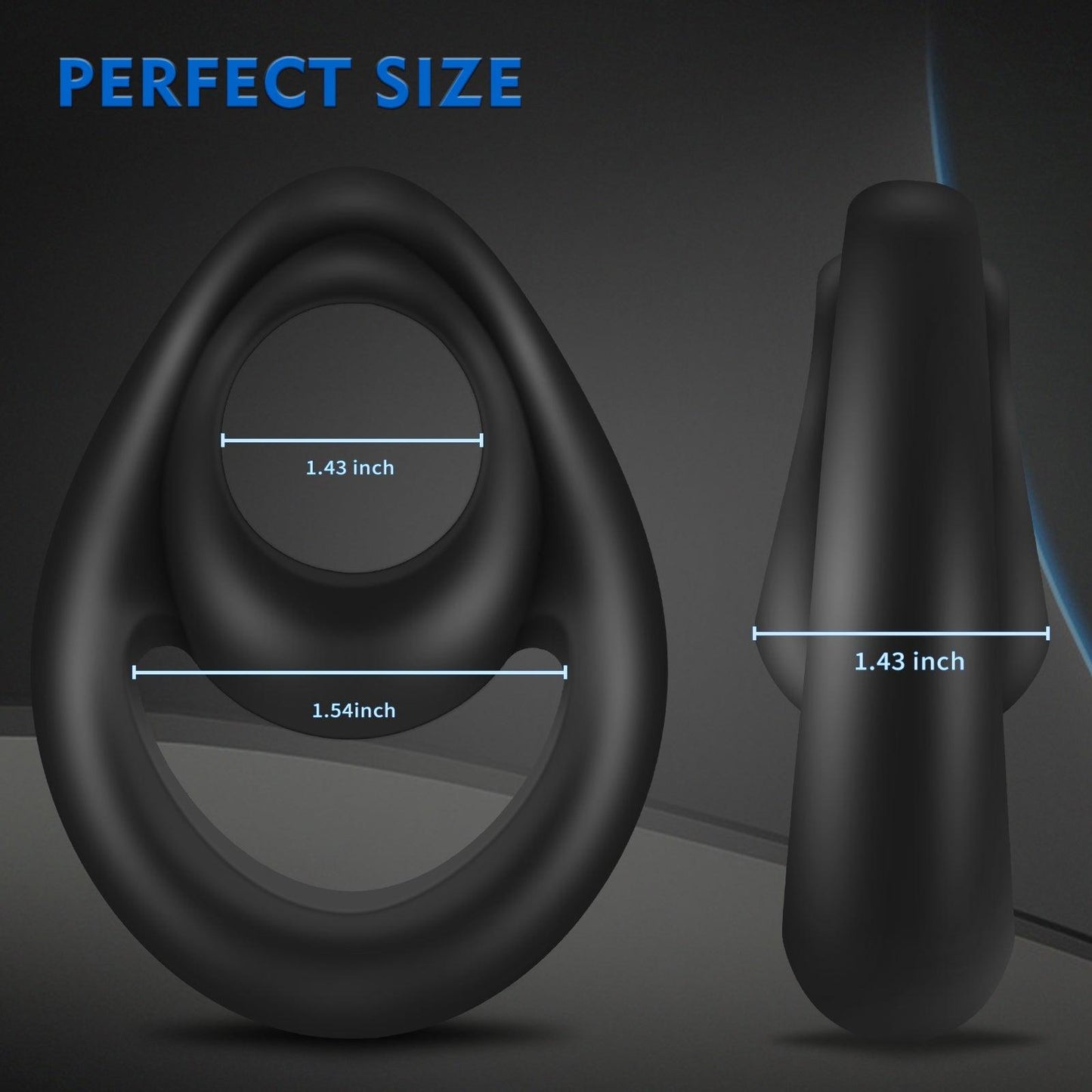 ALLOVER Silicone Versatile Erection Enhancing Penis Ring for Longer & Lasting - propinkup