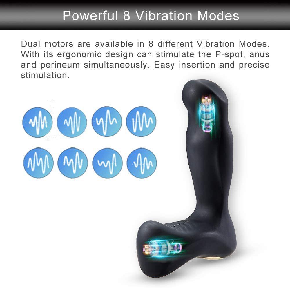 UNIMAT Ring Move Vibrating Prostate Massager with Heating - propinkup